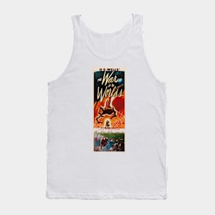 THE WAR OF THE WORLDS H.G Wells Science Fiction Vintage Movie Tank Top